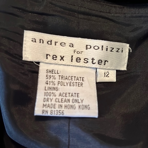 Vintage ANDREA POLIZZI Size 12 Blacktie Elegant Maxi Column TankDress HongKong - Picture 10 of 16